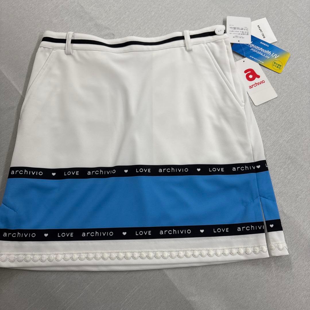 38 ARCHIVIO ブルー　吸汗速乾 UVカット パイピング