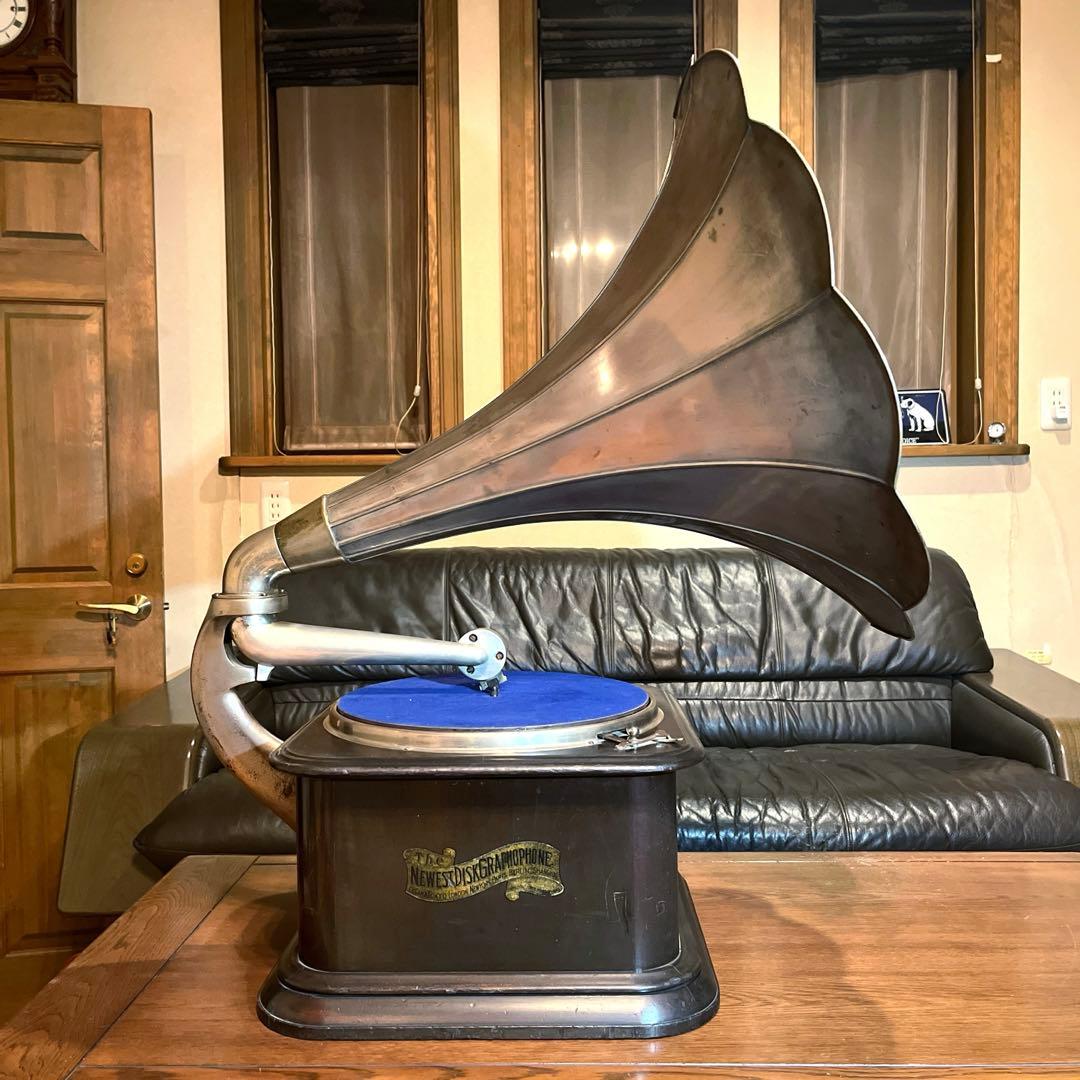 ♬ 大型ラッパ蓄音機 4丁ゼンマイ コロンビア マジェスティック BD型