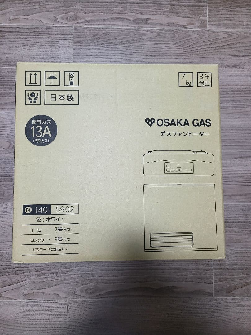大阪ガスファンヒーター　140-5902