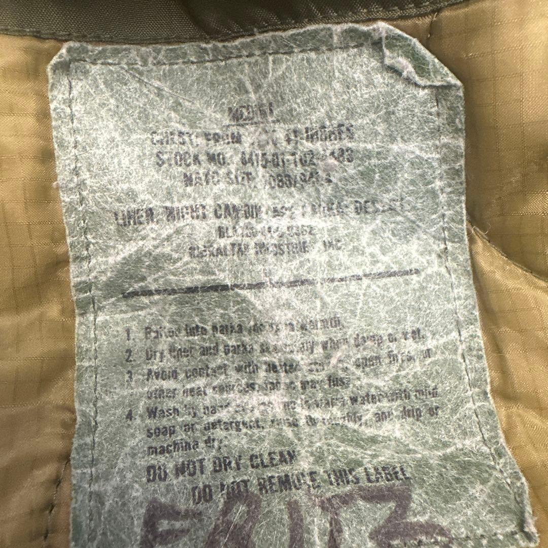 噂*屋様 米軍実物 M-65フィッシュテールパーカ フルセットXS モッズコート