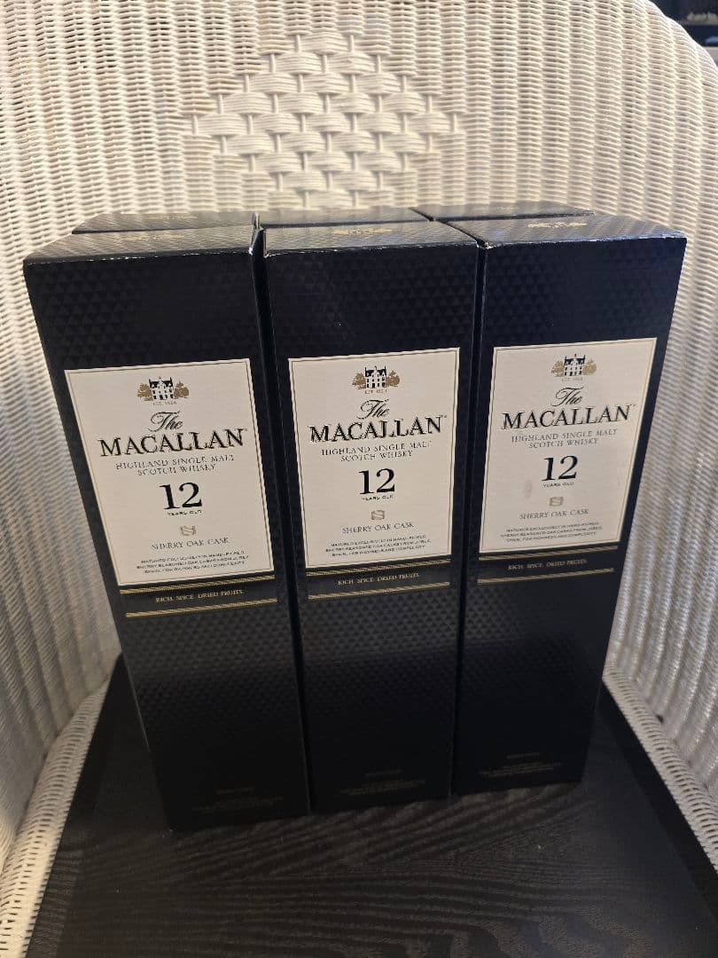 【6本】マッカラン12年 シェリーオークカスク まとめ売り