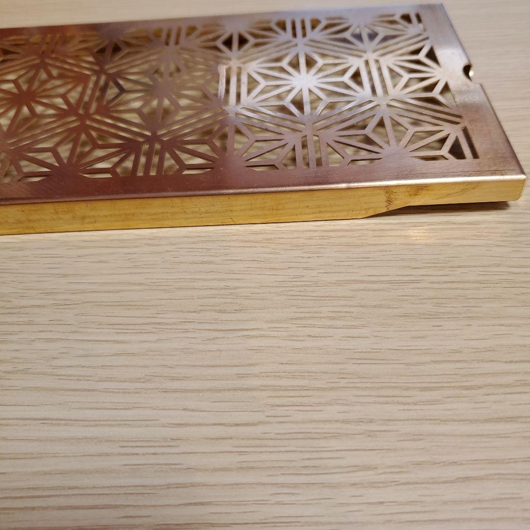 802products IGT 天板 真鍮 ハーフユニット【 麻の葉 】