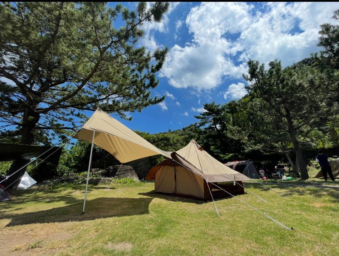 Gloke 8 ドーム型テント　美品　タープ　グランドシート　ポールセット