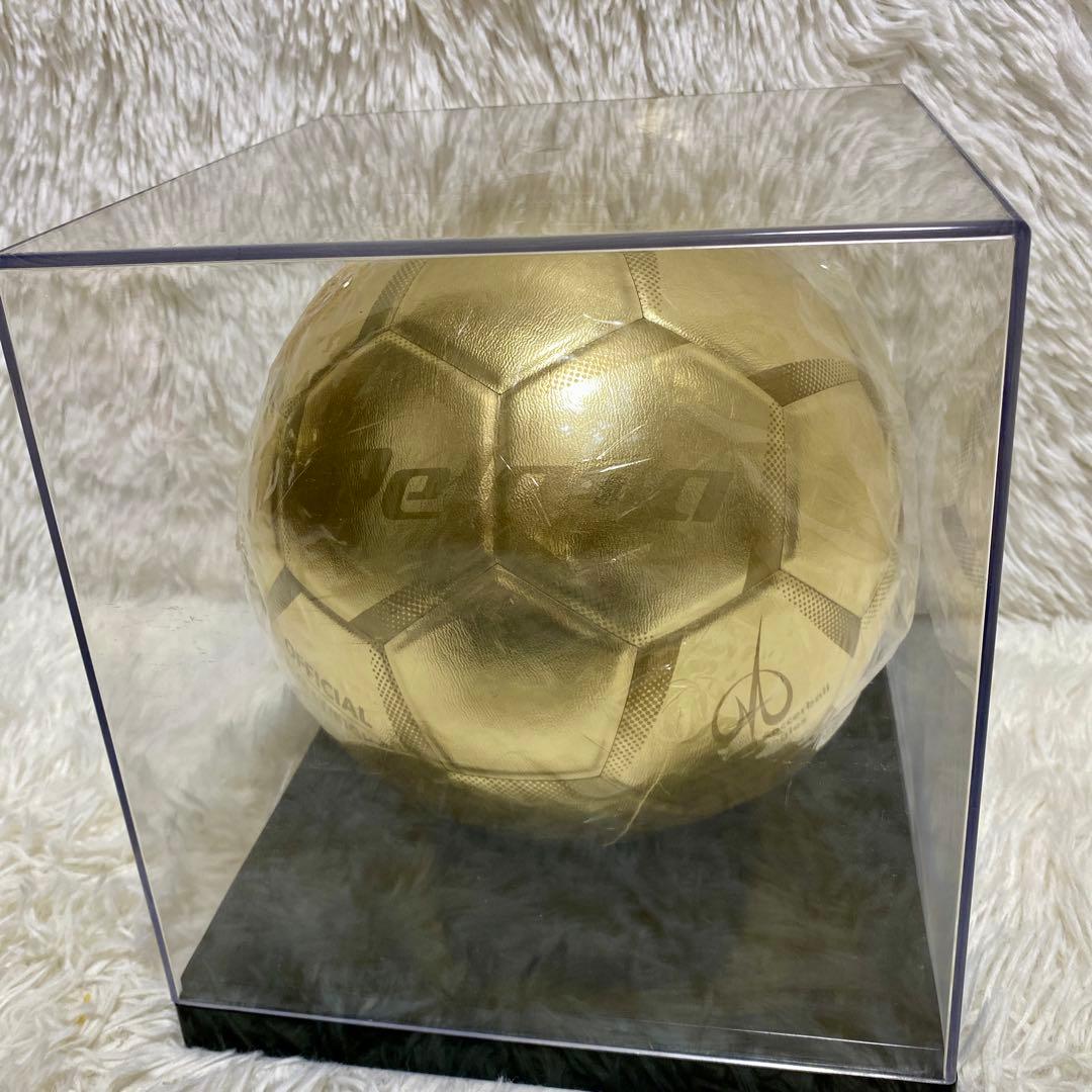 【激レア】 モルテン ペレーダ サッカーボール 記念品 ケース付 インテリア