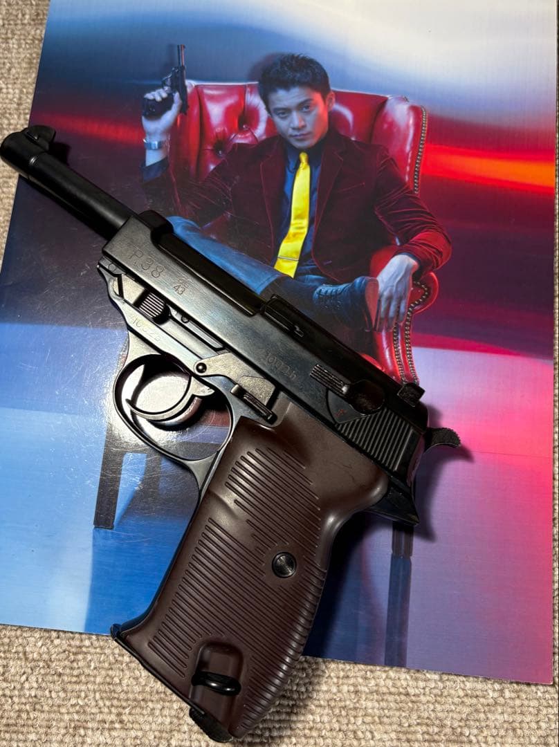 ワルサーp38 マルシンHWモデルガン　小栗ルパン三世イメージ