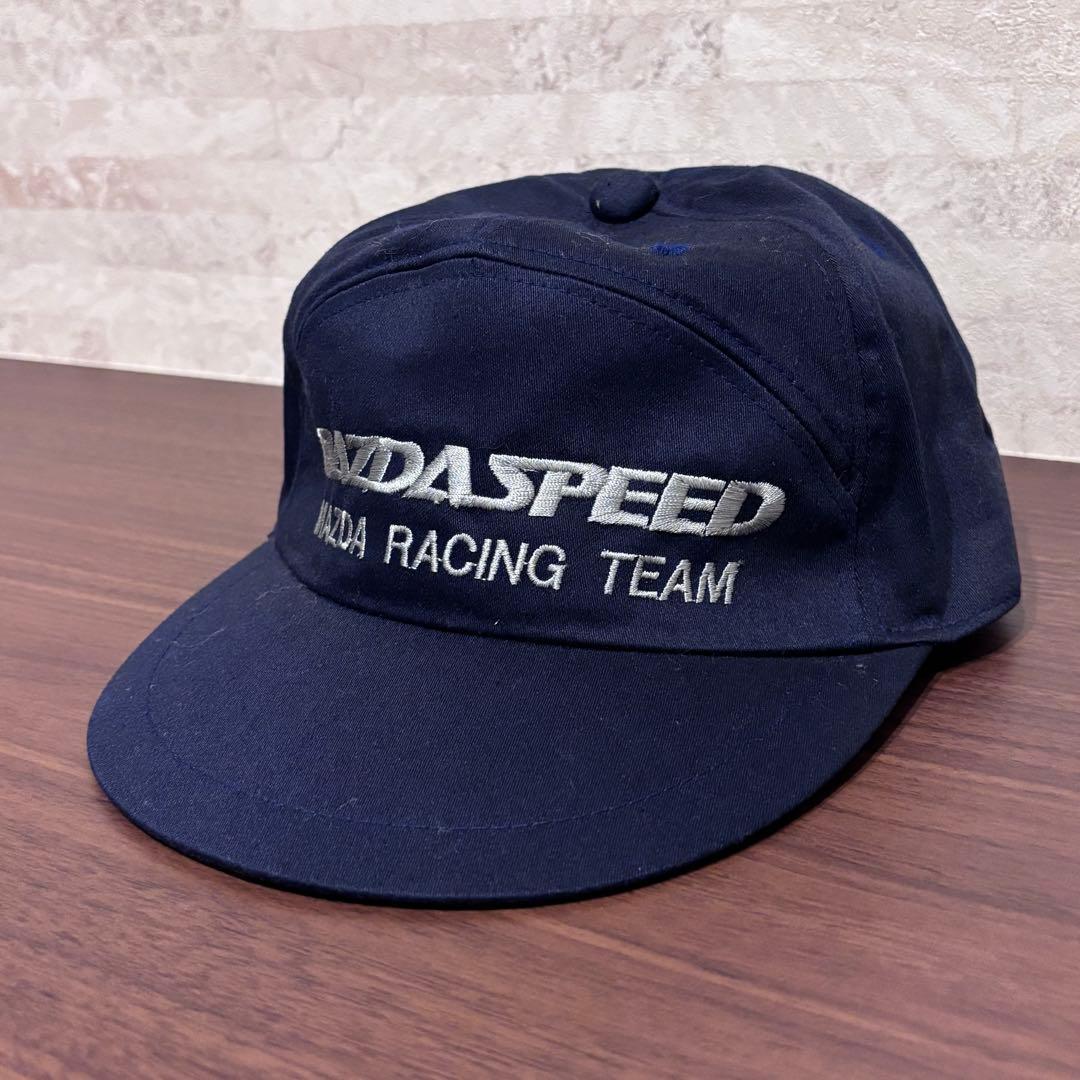 MAZDASPEED　マツダレーシングチーム　キャップ　日本製　ネイビー