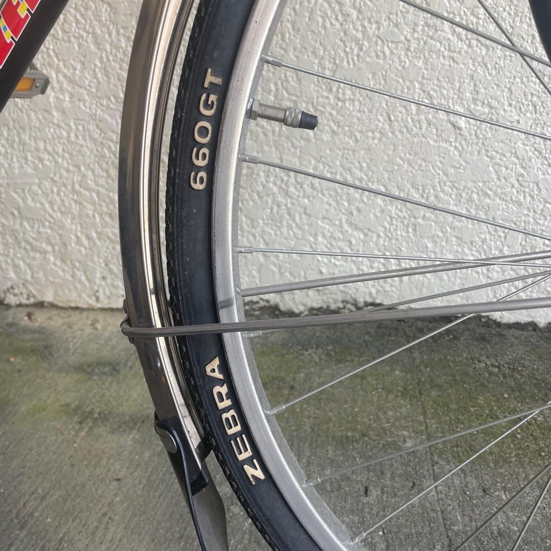 【週末値下げ】ヴィンテージ　昭和　ゼブラ　スーパーカー自転車　レトロ　26インチ