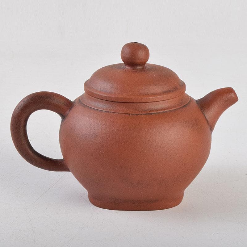 中国　孟臣製　清泉石上流　紫砂　朱泥　急須　茶壷　C　R9043