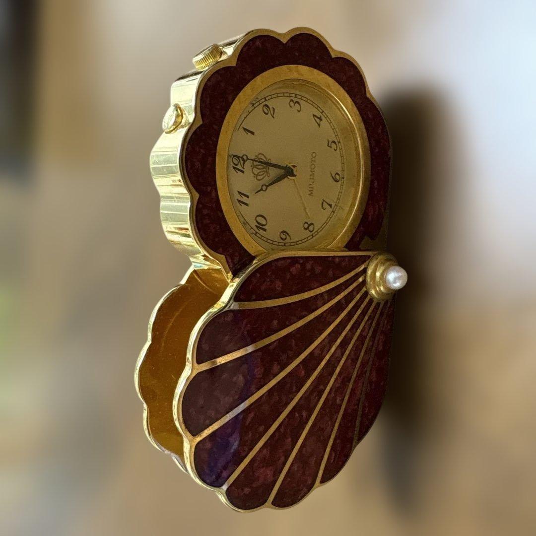 MIKIMOTO 貝殻型懐中時計