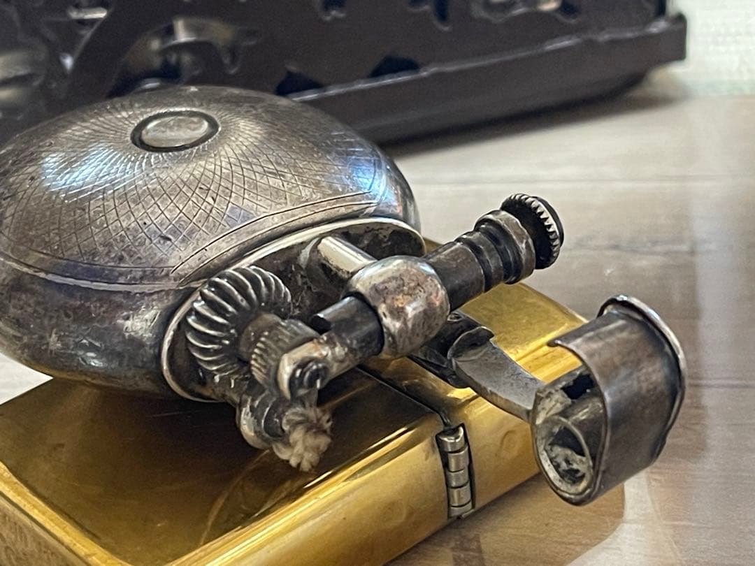 ダンヒル 【シルバー】 オイルライター アンティークライター