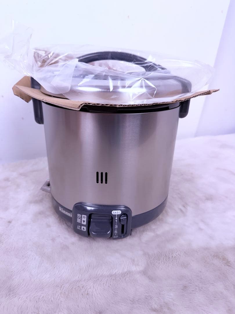 未使用新品♪Rinnaiこがまる RR-055GS 都市ガス用ガス炊飯器5合炊き