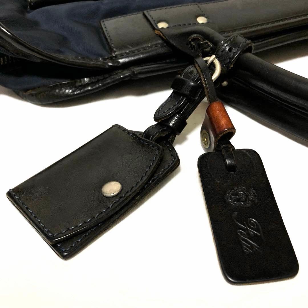 美品✨人気 フェリージ ビジネスバッグ 8637/2 A4可 大容量 ネイビー