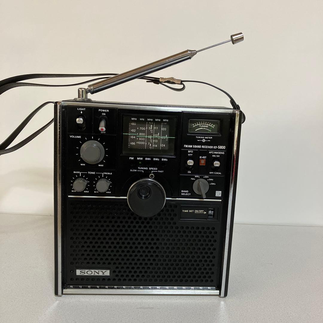 liukunソニーＢＣＬラジオ　ＩＣＦー５８００ 完動品