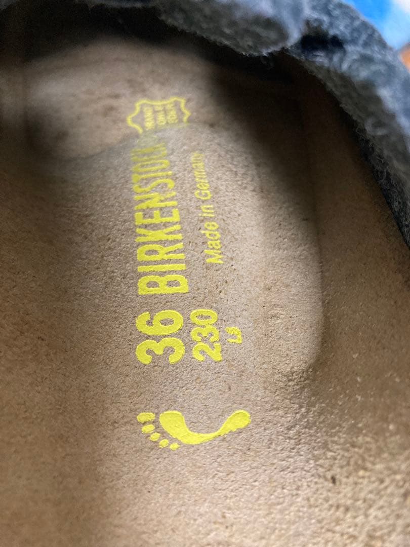 【極美品】ビルケンシュトック　ボストン　ナロー　ウール　フェルト　23cm