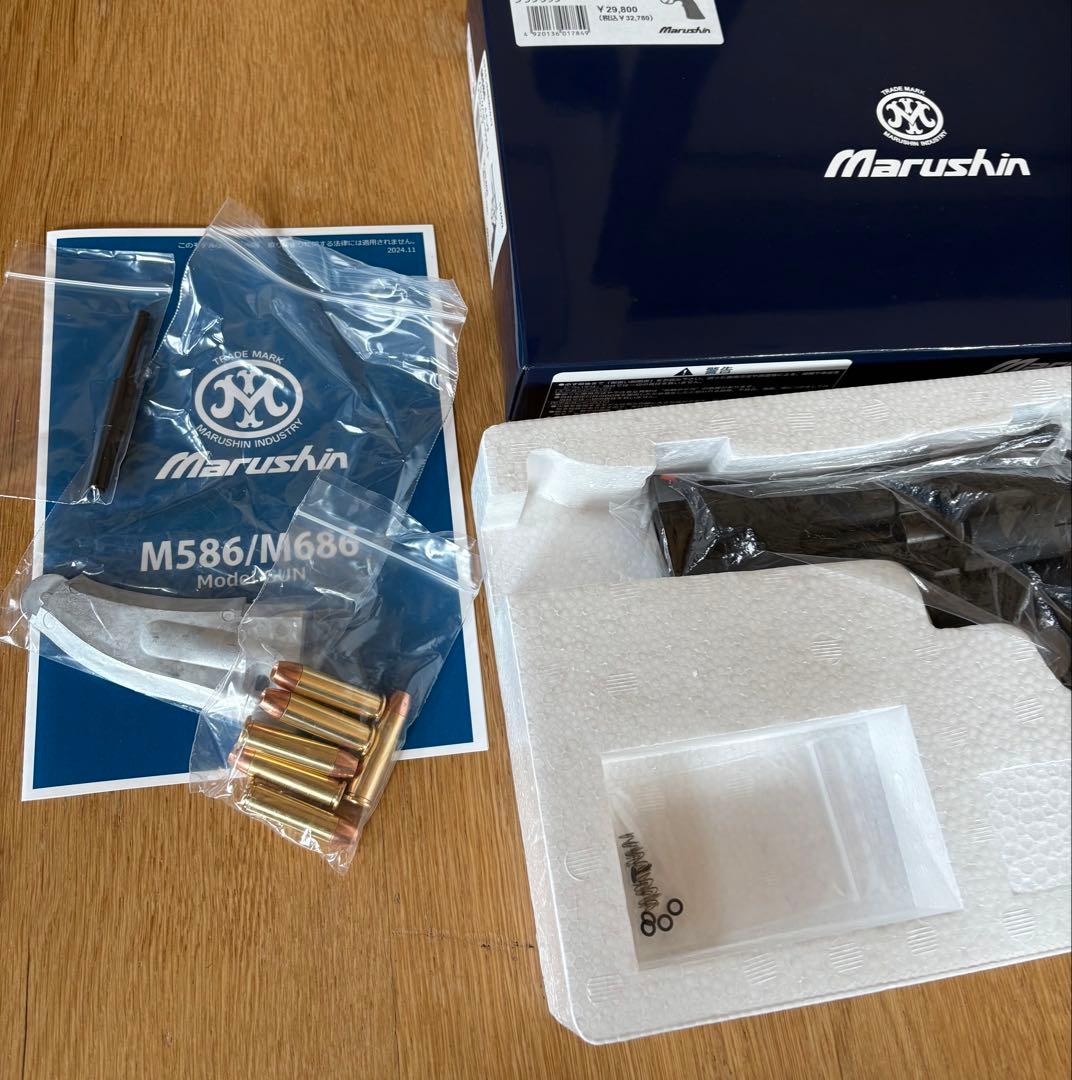 マルシン　モデルガン S&W M586 4インチ HW モデル　タカモデル