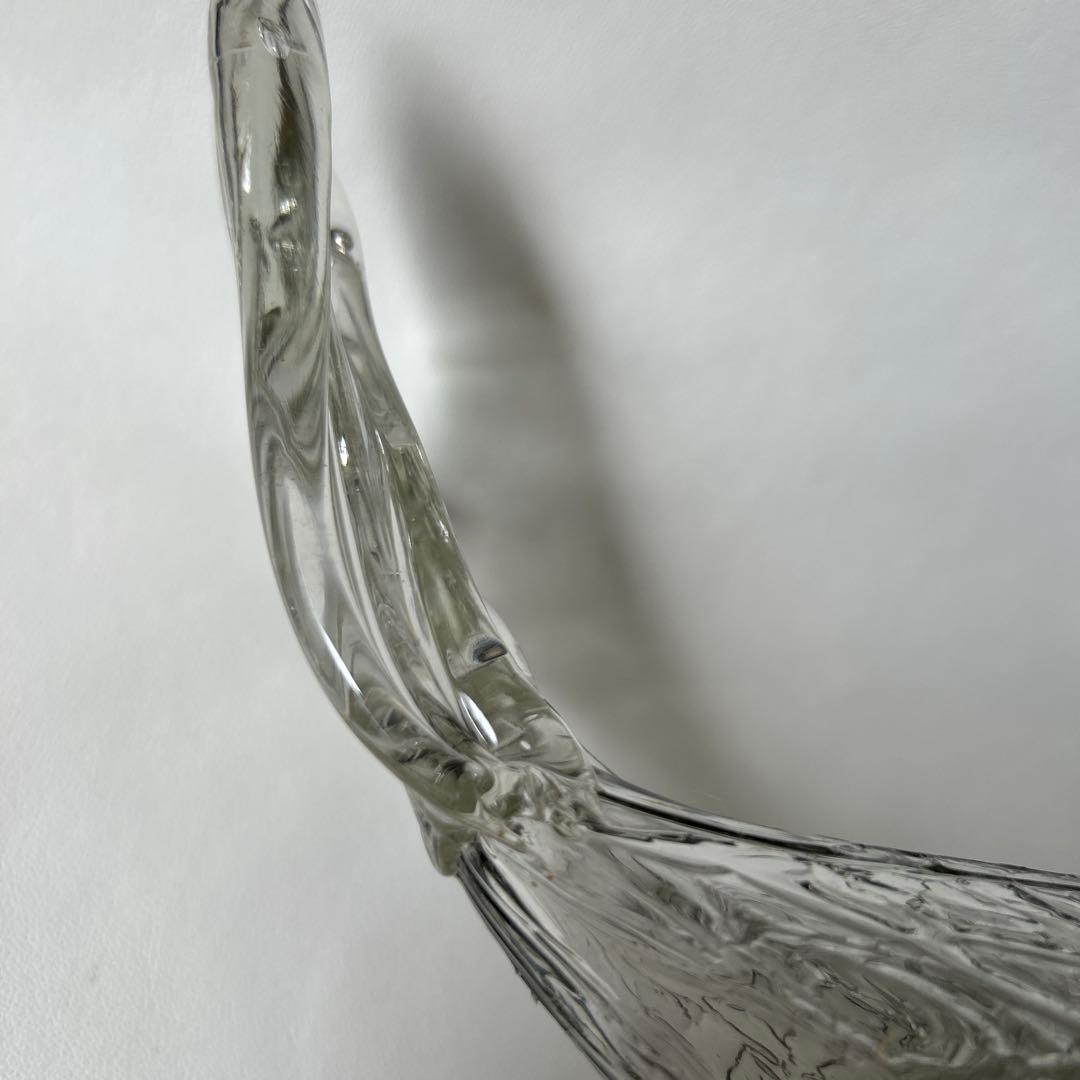 【ともたん⭐️大正ガラス・和ガラス】美品✴︎鯉の掛け花瓶　ウランガラス