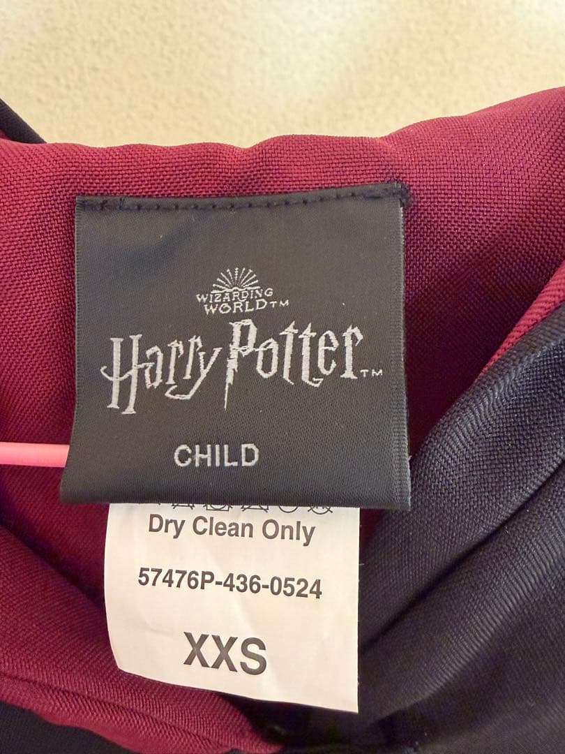 ハリーポッター スタジオツアー グリフィンドール ローブ　XXＳ　公式