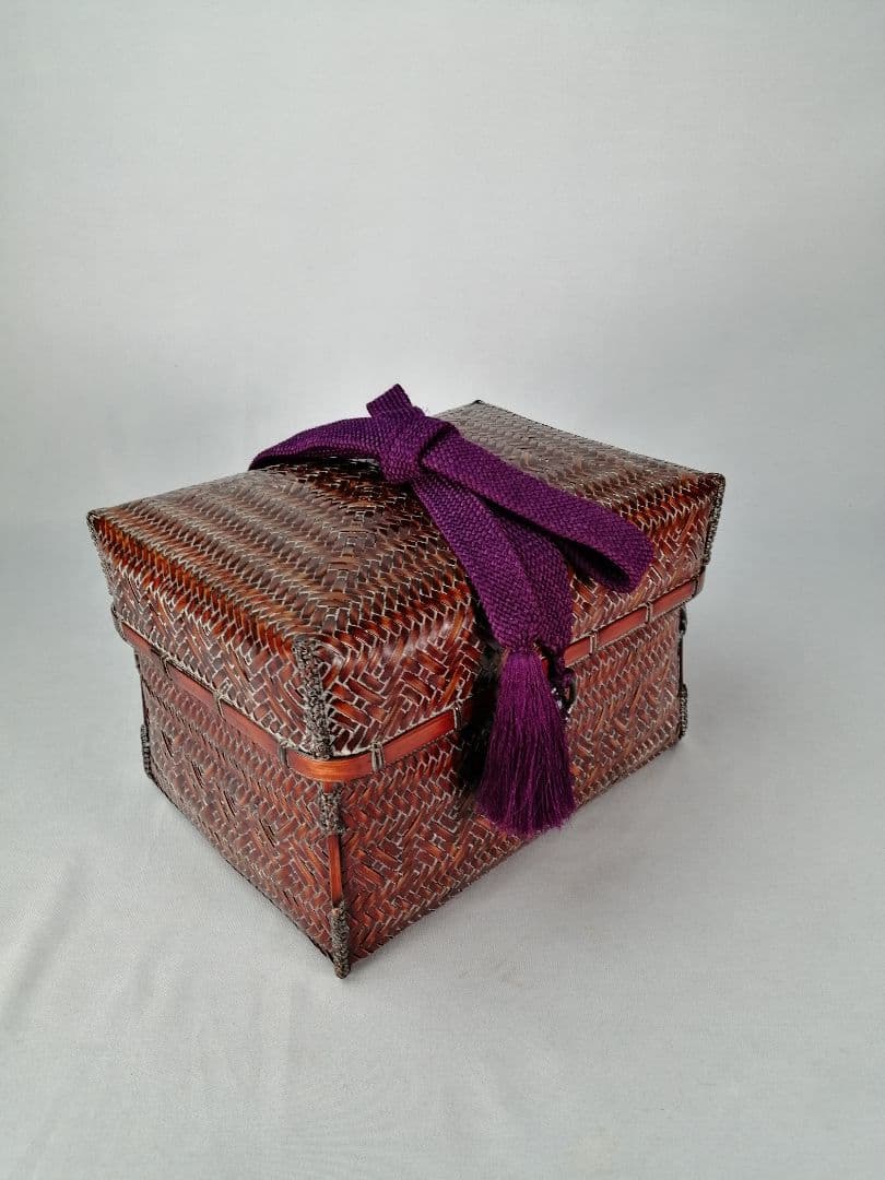 【茶道具】御所籠　茶箱 茶道具セット付属　　　 　茶箱157