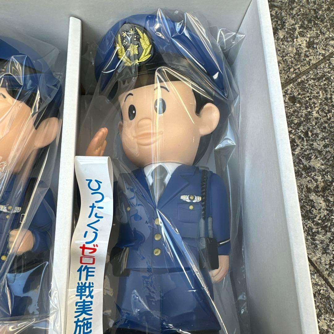 わたしたちの街のおまわりさん人形 埼玉警察　ソフビ 貯金箱 非売品 平成レトロ