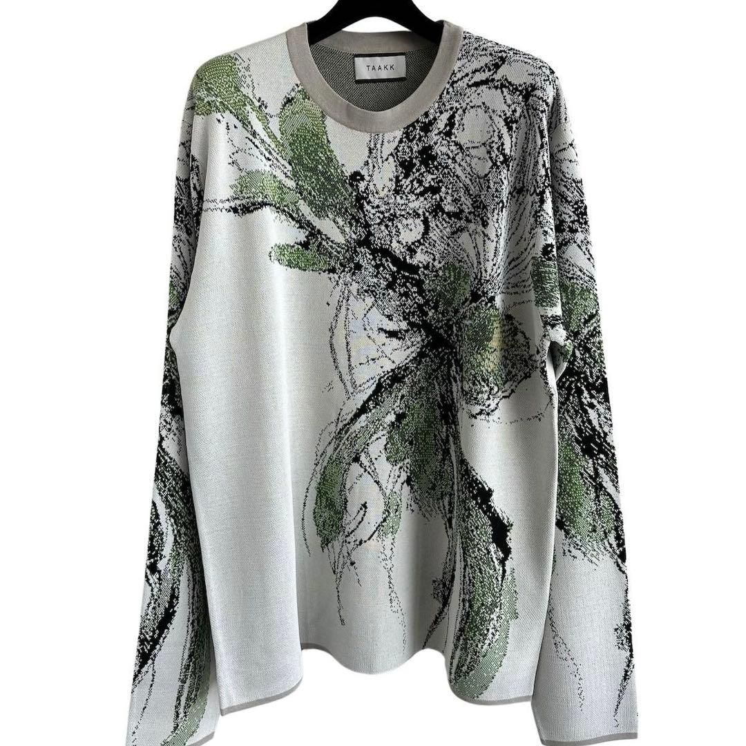 【未使用】TAAKK ターク JACQUARD KNIT ニットトップス