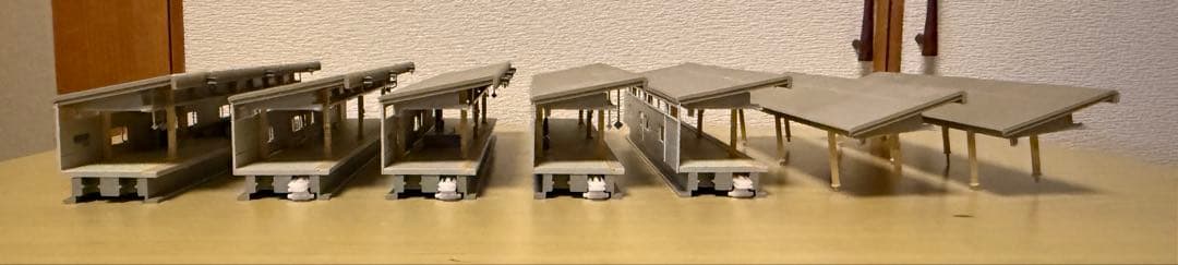 【ジャンク】KATO 近郊形対向式ホームセット　他、複数セット