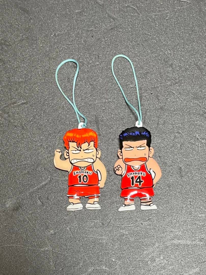 当時物 スラムダンク 桜木花道 三井寿 プレートストラップ キーホルダー