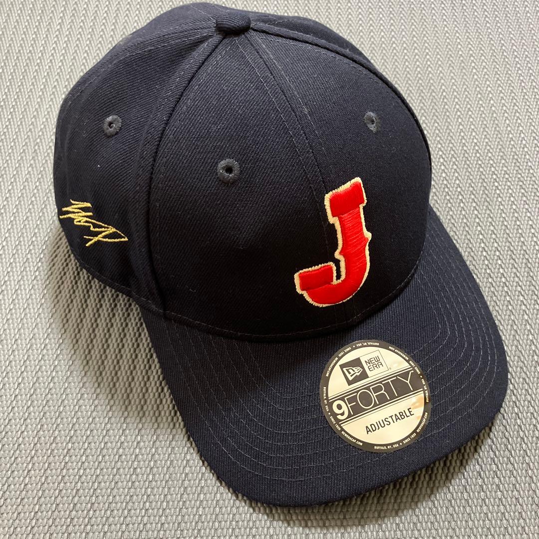 侍ジャパン　野球日本代表　大谷刺繍サイン　ニューエラ　ベースボールキャップ