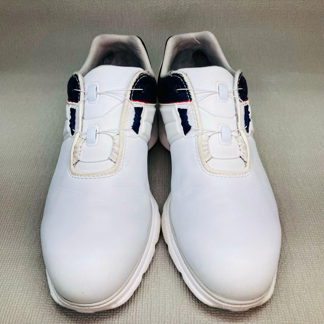 【美品】FOOT JOY 24.5cmフットジョイ スパイクレス　バックBOA