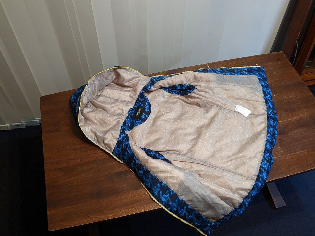 KAPPA GOLF　ダウンベスト　カッパ　総柄　フード　パーカー　ジャケット