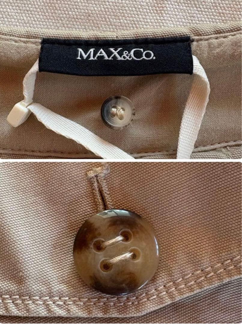 タグ付き 未使用品【Max&Co】スプリングコート モッズコート38