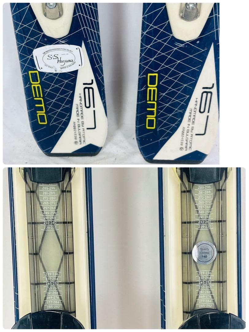 【良品】ATOMIC BLUESTER DEMO 167cm スキー板