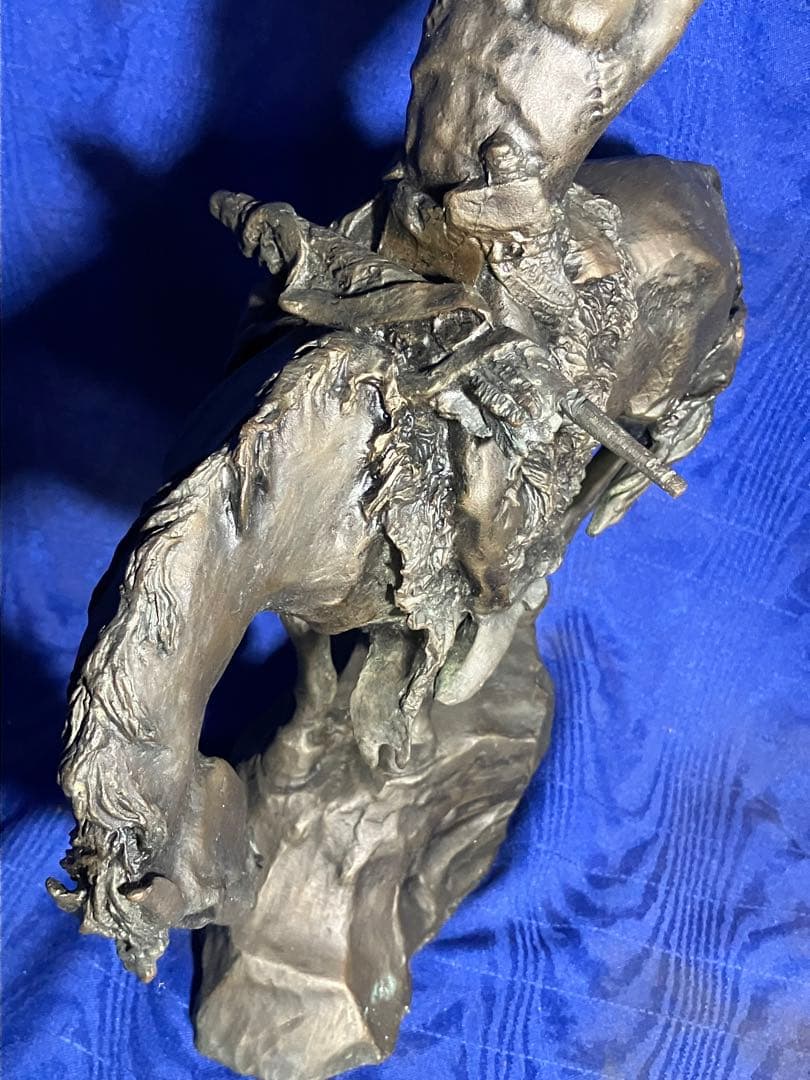 BUCK McCain　ブロンズ像　銅像　西洋彫刻