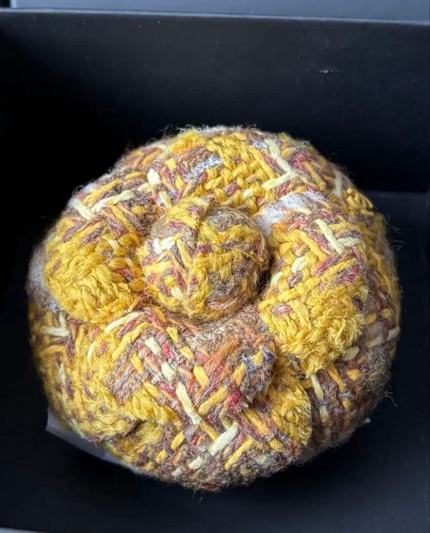 CHANEL シャネル　カメリアブローチ　黄色　イエロー