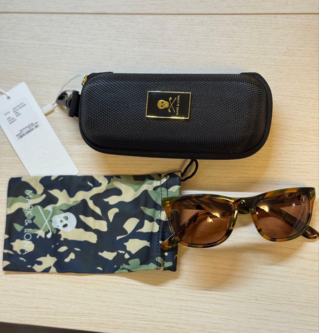 【新品】MARK&LONA 偏光レンズ　 サングラス カモフラージュ柄