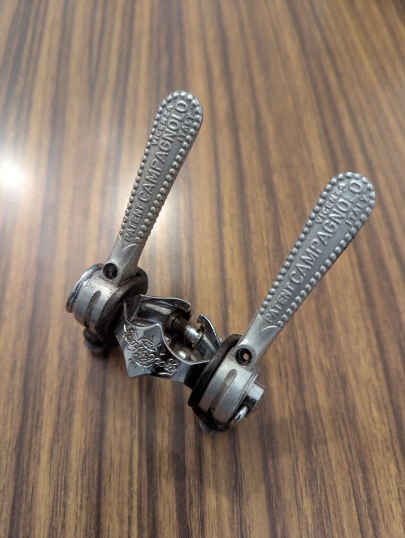 ビンテージ カンパニョーロ レコード Wレバー 鉄レコ record