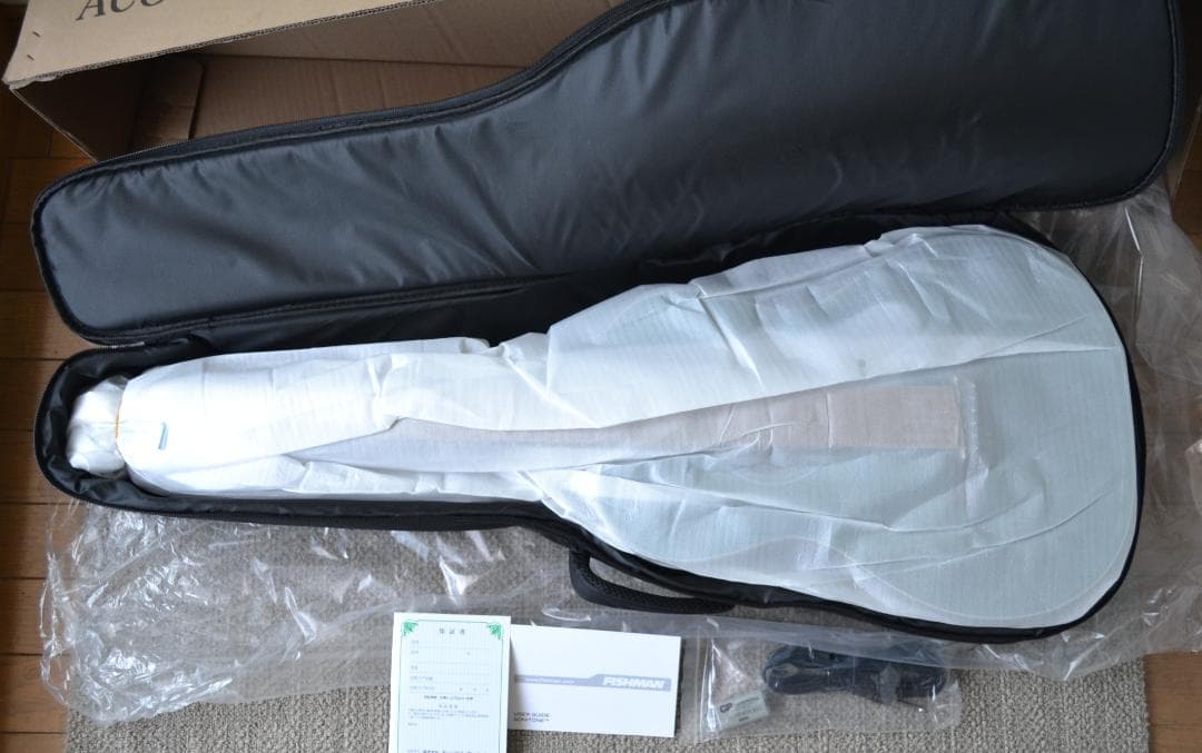 新品S.Yairi YEP-01 DBL エレアコギター パーラー トップ単板