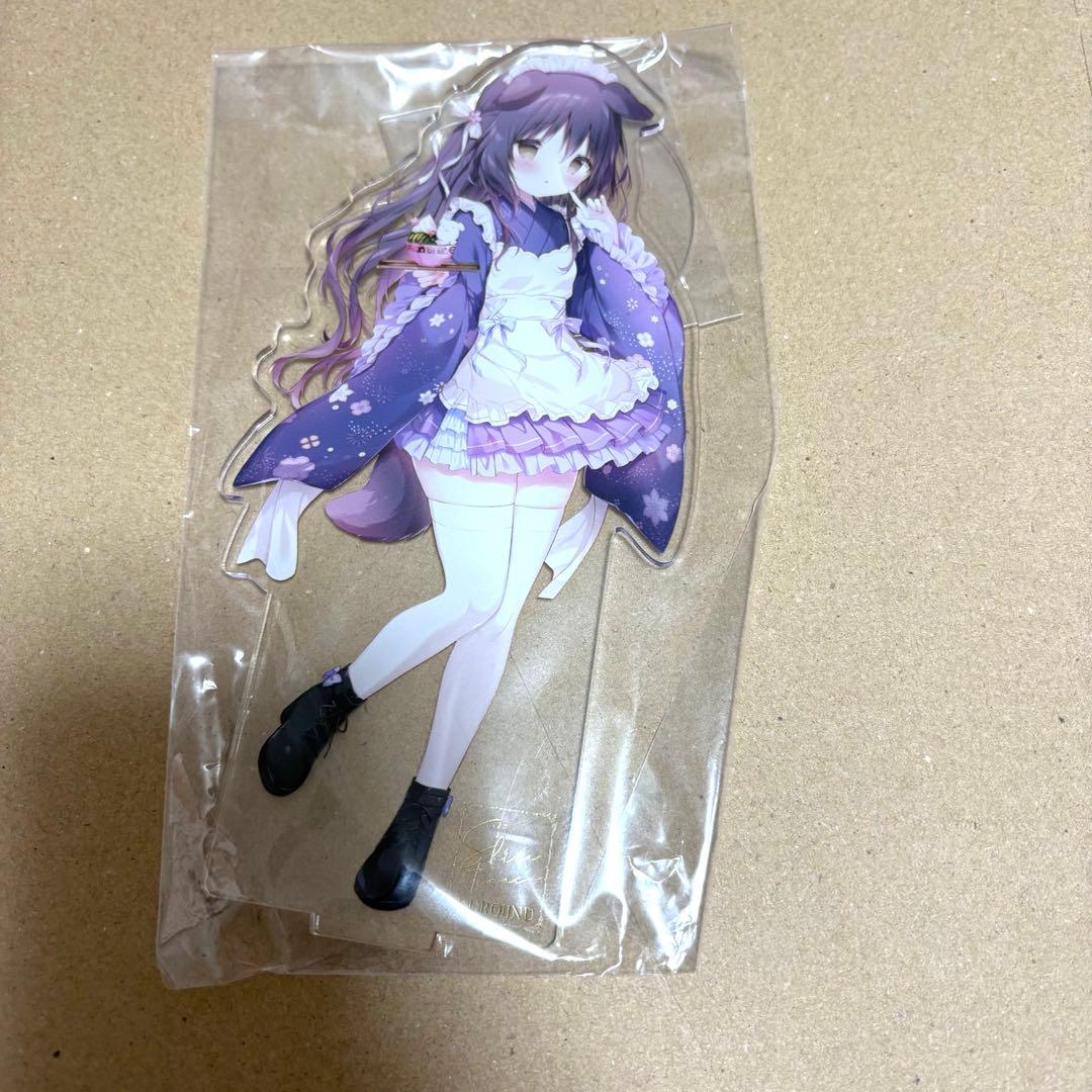 しらたま しらたまこ くろいいぬ　アクリルスタンド FANBOX 継続特典