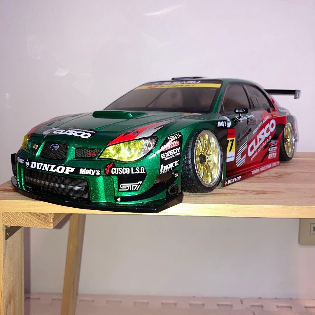 タミヤ　クスコ DUNLOP インプレッサ ボディ