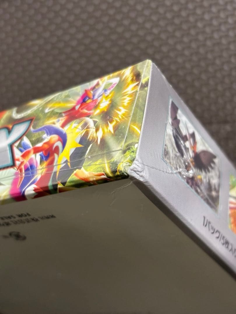 ポケモンカード バイオレットex スカーレットexシュリンク付き 3BOX