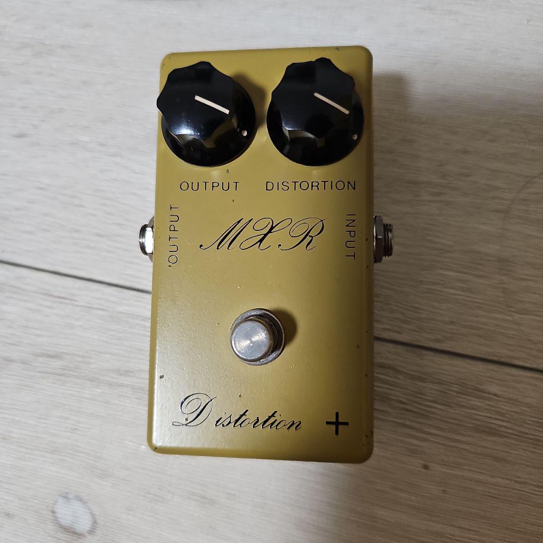 MXR Distortion+ 筆記体ロゴ　ビンテージ
