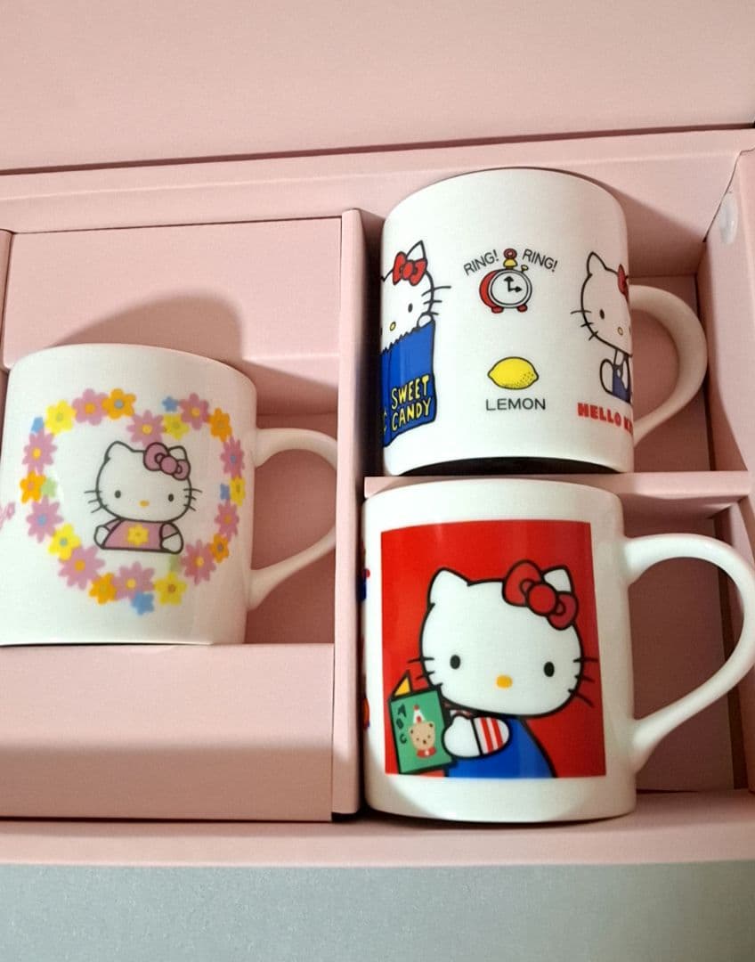 【希少レア】25th 25周年 ハローキティ ケーキ皿&カップ 10点セット