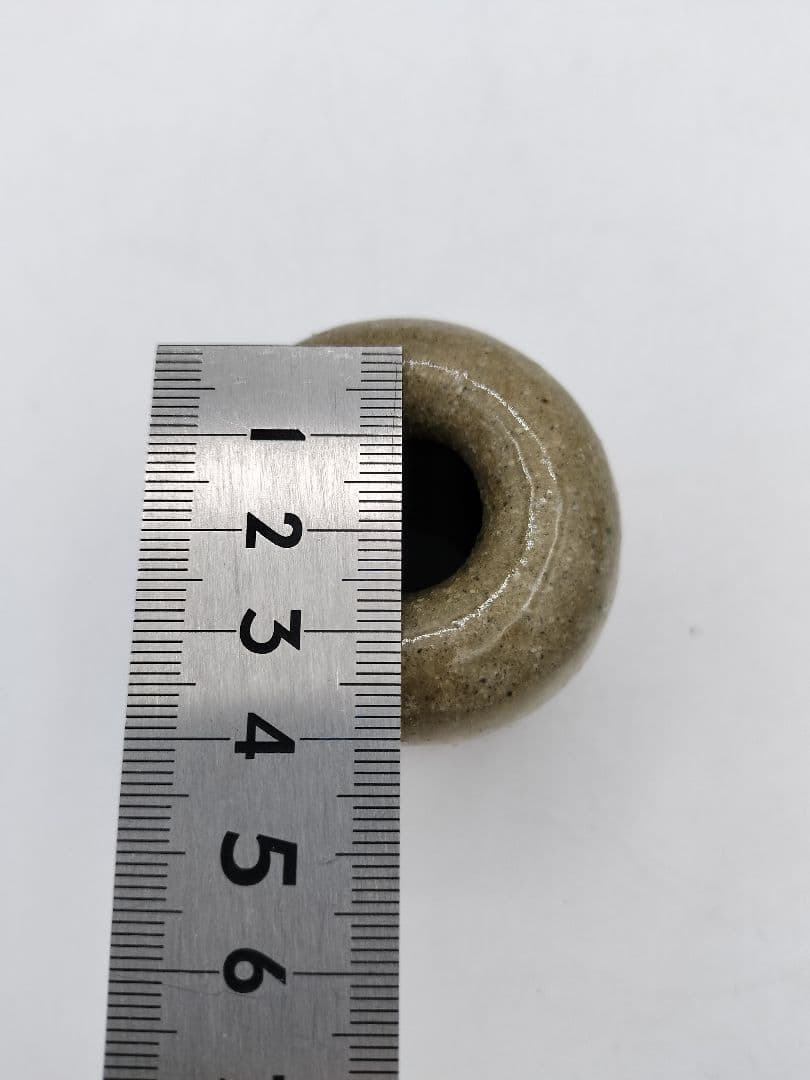 c454 蓋置 つくね 遠州七窯　74代 朝日豊斉 木箱 茶道具 古物