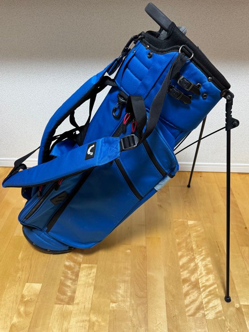 専用JONES ジョーンズ 青 スタンド式 ゴルフバッグ