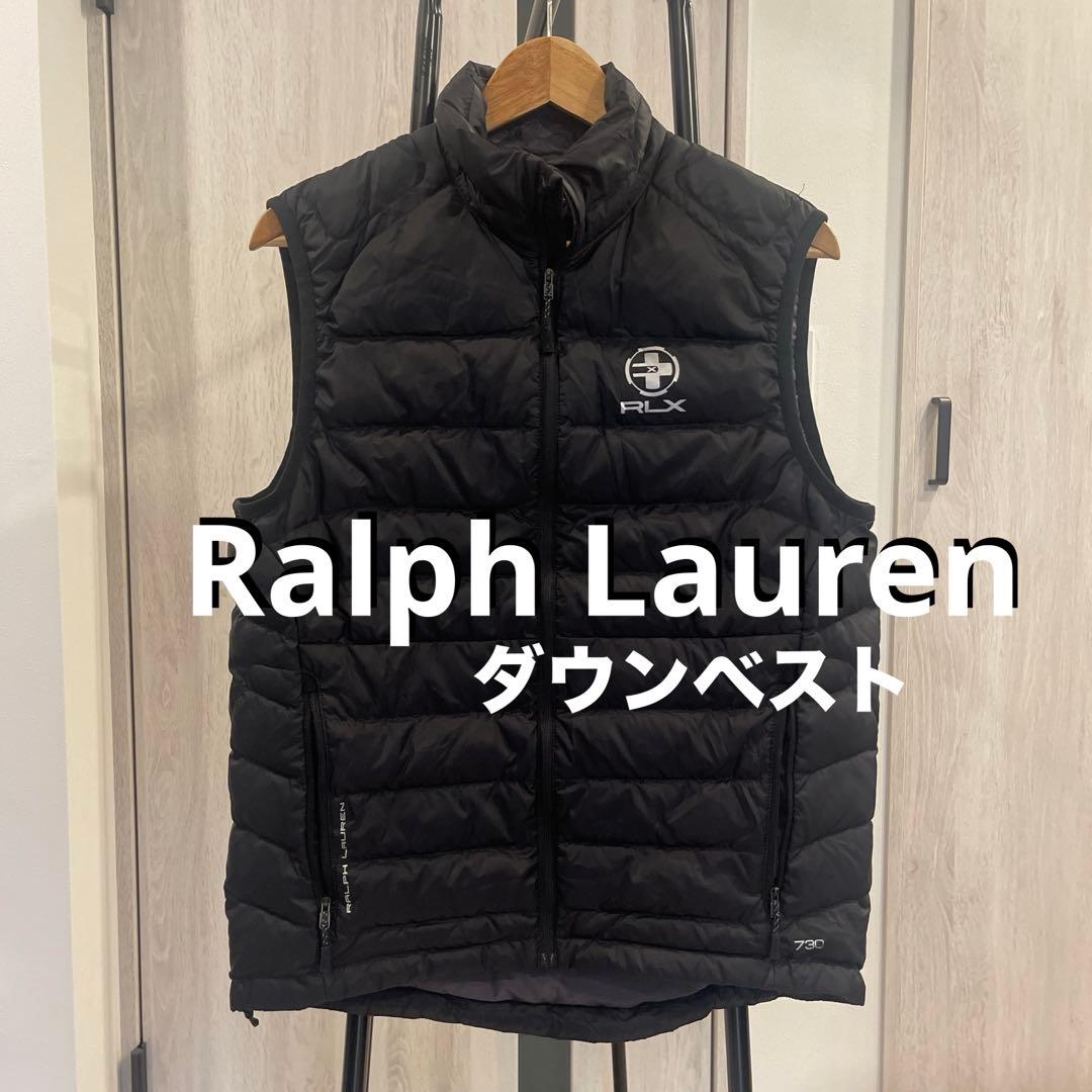 ラルフローレン スポーツ RLX ダウンベスト ゴルフ アウター 黒 ブラック