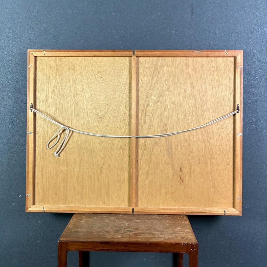 ベルナール・カトラン「レモン籠のある小さい静物」リトグラフ 直筆サイン入 額装