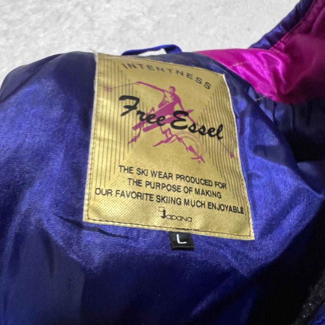 ヴィンテージ スキーウェア　セットアップ　スノーウェア　Lサイズ