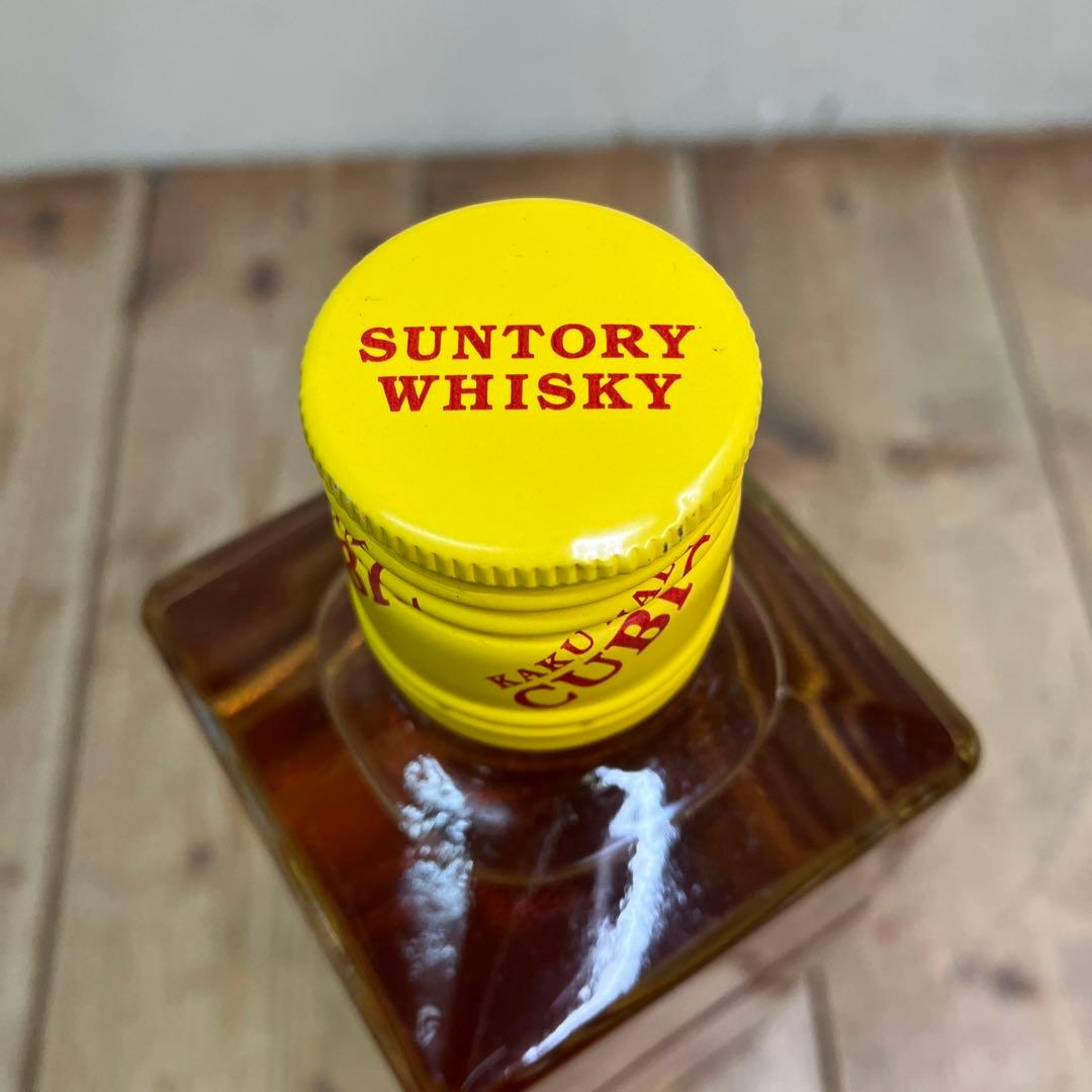 E-壁 希少 サントリー ウィスキー デザインボトル 終売 角 キュービック