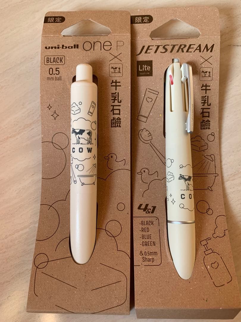 ジェットストリーム　ユニボールワン P 【限定】牛乳石鹸　コラボ　ボールペン