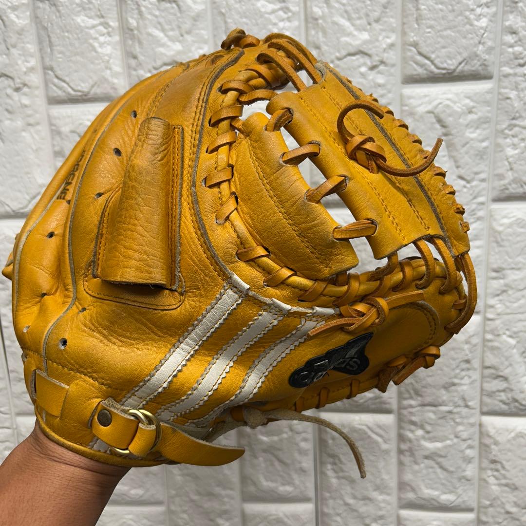 【レア】野球 グローブ 軟式 一般 キャッチャーミット アディダス adidas