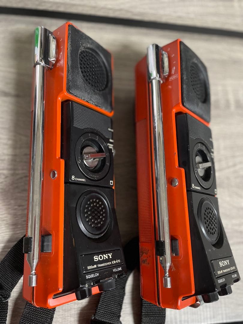 【正常起動‼️】SONY トランシーバー ICB-670／ 2機